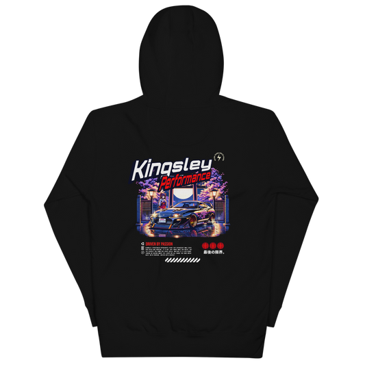 Kingsley Streetwear V2 - Premium Limited "Midnight Sakura" Hoodie