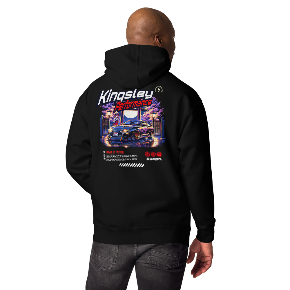 Kingsley Streetwear V2 - Premium Limited "Midnight Sakura" Hoodie